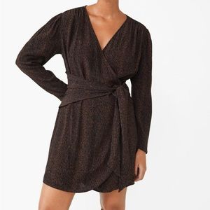 &other stories puff sleeves mini dress